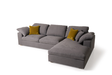 ITALO - Sectional cotton and linen sofa with chaise longue by Mantellassi 1926 - view 3